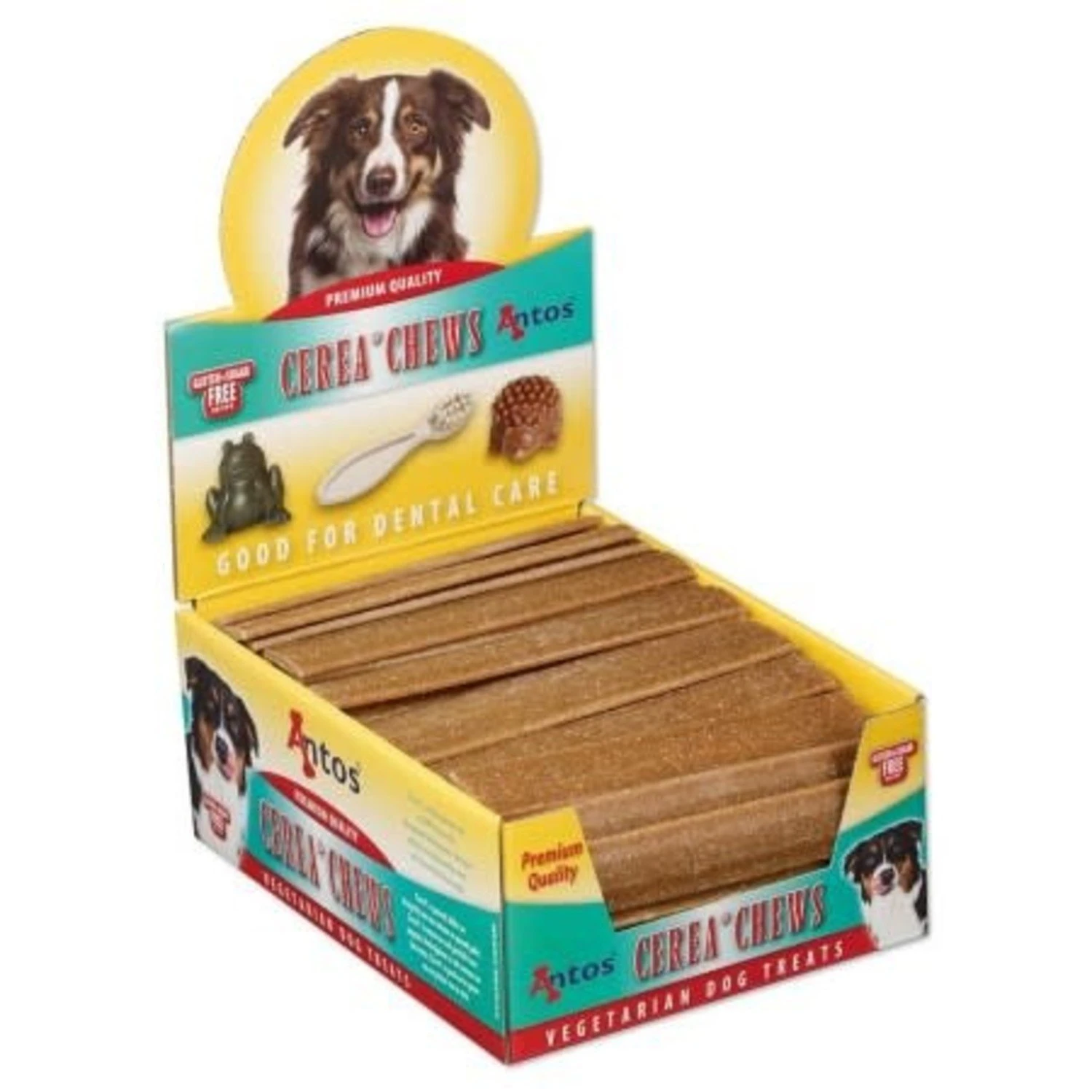 Antos Antos Cerea Flat Strip - 18 cm - 100 stuks Antos Antos Cerea Flat Strip - 18 Cm - 100 Stuks -Hondenbenodigdheden Winkel antos antos cerea flat strip 18 cm 100 stuks 1