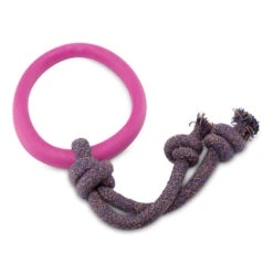 Becothings Beco Hoop On A Rope Hondenspeelgoed - Roze