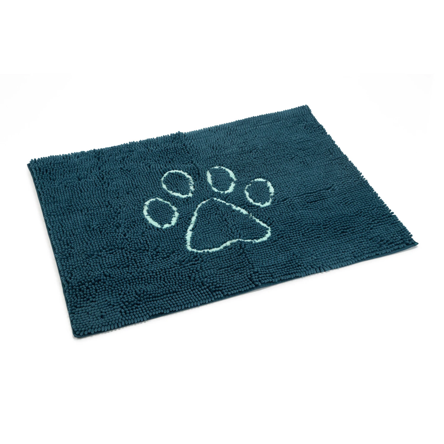Beeztees Beeztees Dirty Dog Droogloopmat - Blauw - 90x66 cm Beeztees Beeztees Dirty Dog Droogloopmat - Blauw - 90x66 Cm -Hondenbenodigdheden Winkel beeztees beeztees dirty dog droogloopmat blauw