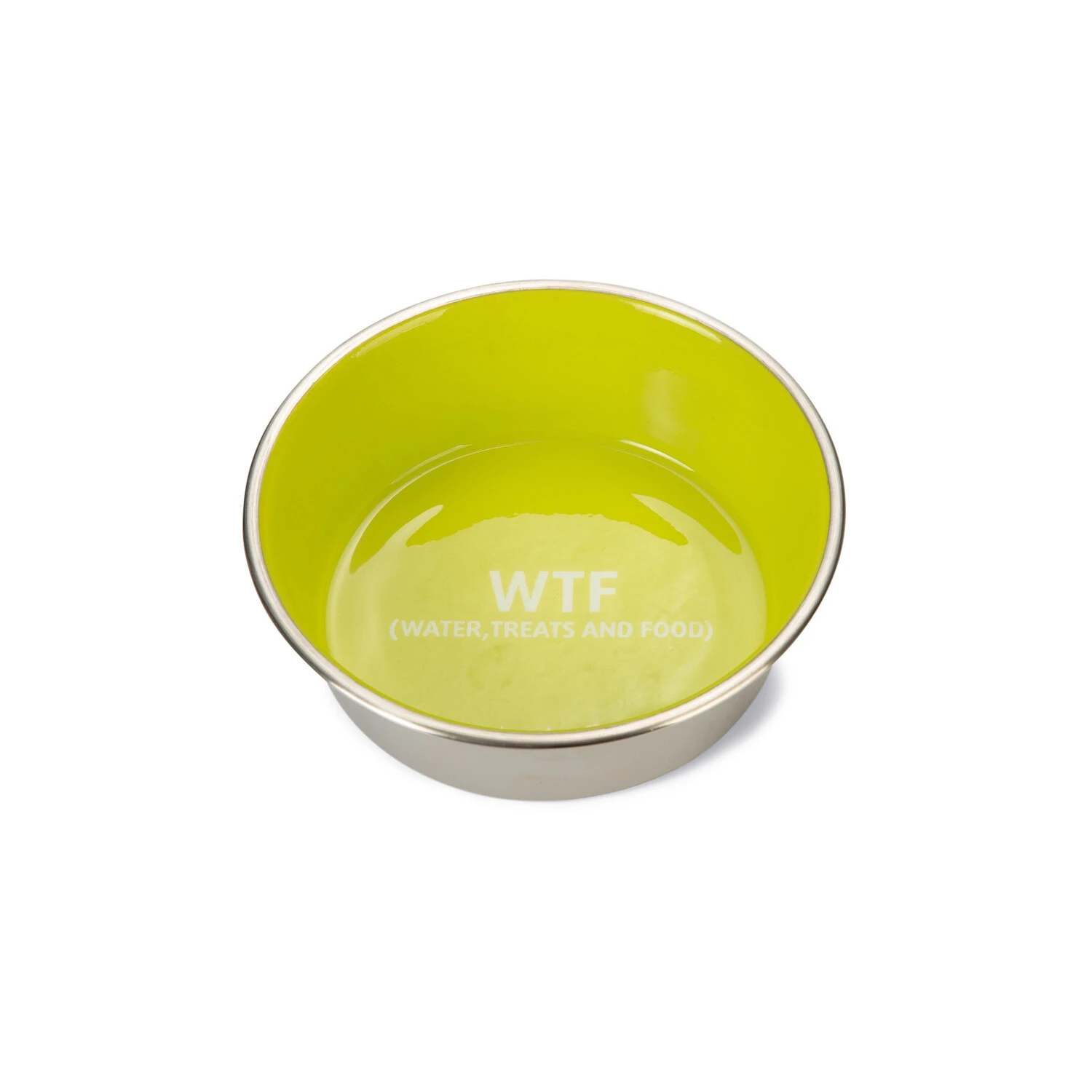 Beeztees Beeztees RVS Voerbak WTF - Groen Beeztees Beeztees RVS Voerbak WTF - Groen -Hondenbenodigdheden Winkel beeztees beeztees rvs voerbak wtf groen