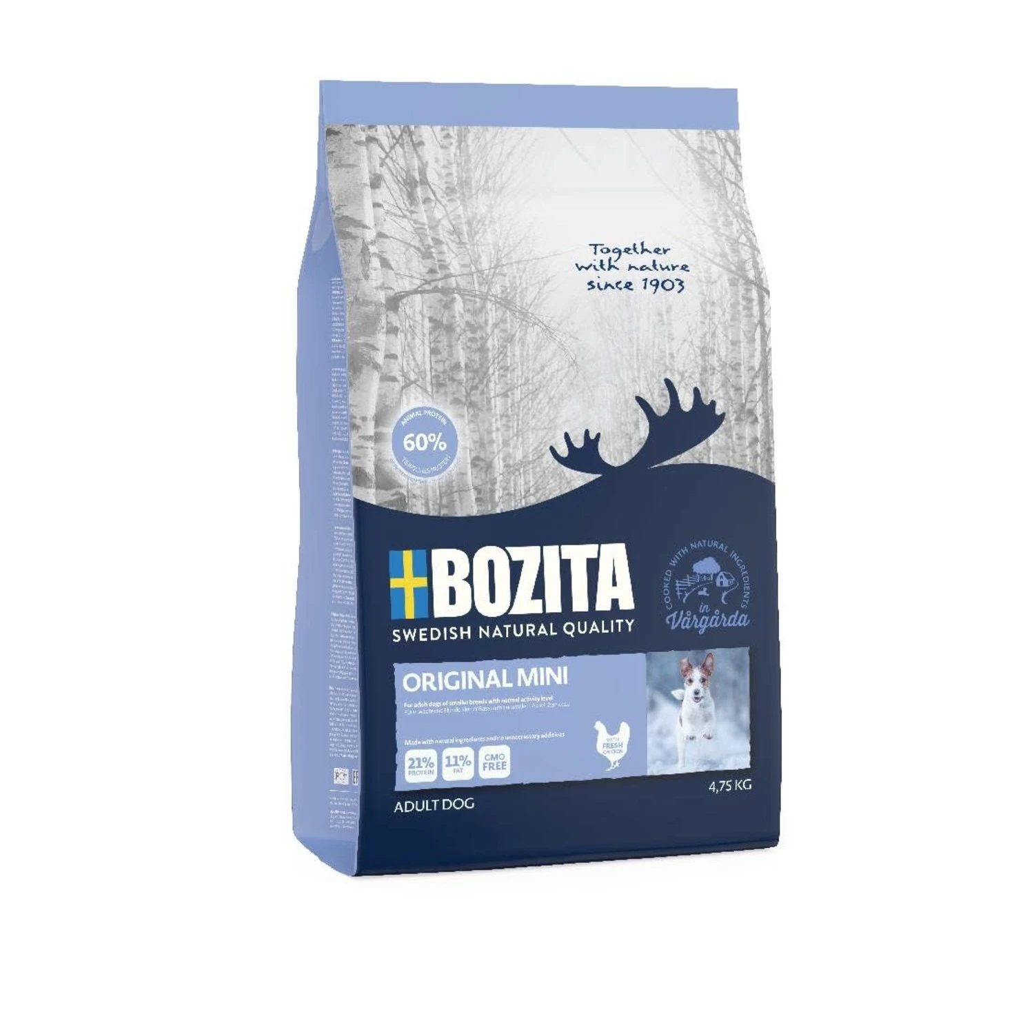 Bozita Bozita Original Mini - 4.75 kilo Bozita Bozita Original Mini - 4.75 Kilo -Hondenbenodigdheden Winkel bozita bozita original mini 475 kilo