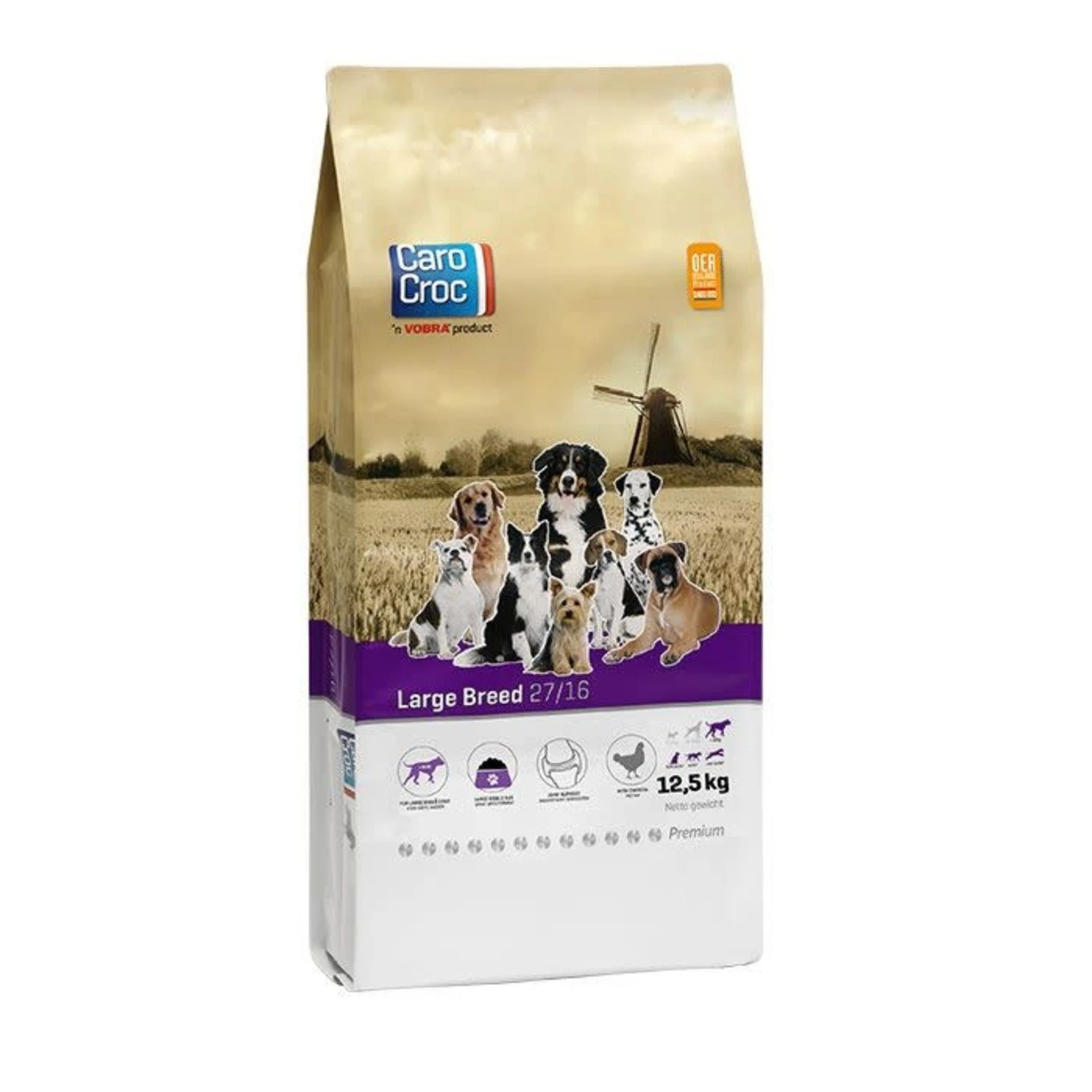 CaroCroc CaroCroc Large Breed - 12.5 kilo CaroCroc CaroCroc Large Breed - 12.5 Kilo -Hondenbenodigdheden Winkel carocroc carocroc large breed 125 kilo 1