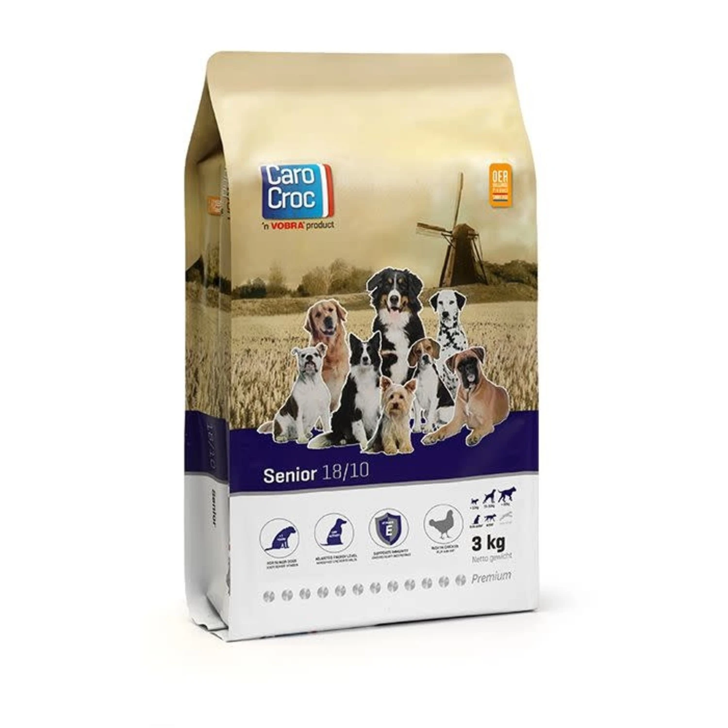 CaroCroc CaroCroc Senior 18/10 CaroCroc CaroCroc Senior 18/10 -Hondenbenodigdheden Winkel carocroc carocroc senior 18 10
