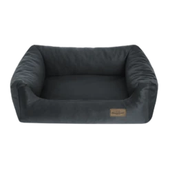 D-tails Hondenmand Velvet - Zwart