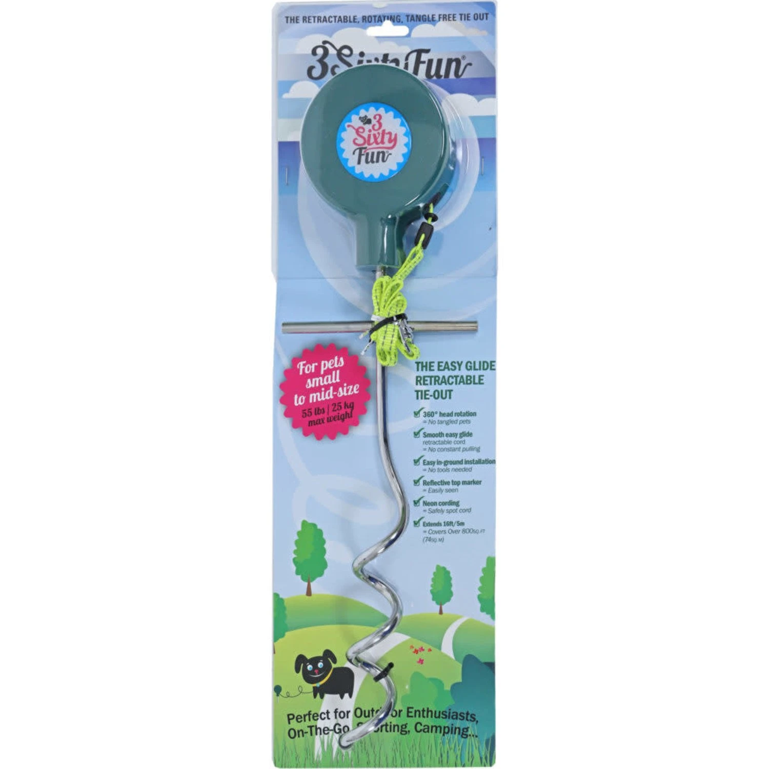 Gebr. de Boon Boon Campingset - 3 sixtyfun roterende aanleglijn hond - 5 meter Gebr. De Boon Boon Campingset - 3 Sixtyfun Roterende Aanleglijn Hond - 5 Meter -Hondenbenodigdheden Winkel gebr de boon boon campingset 3 sixtyfun roterende 1