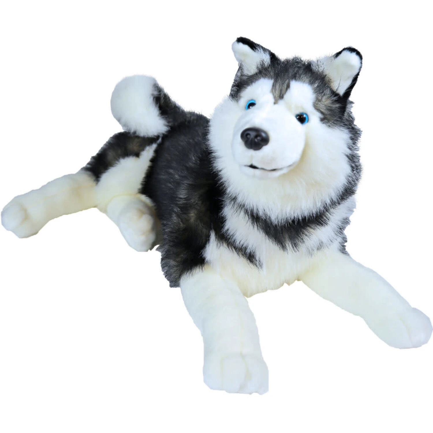Gebr. de Boon Boony Natural Decoration Husky Pluche Liggend - 53 cm Gebr. De Boon Boony Natural Decoration Husky Pluche Liggend - 53 Cm -Hondenbenodigdheden Winkel gebr de boon boony natural decoration husky pluche 1