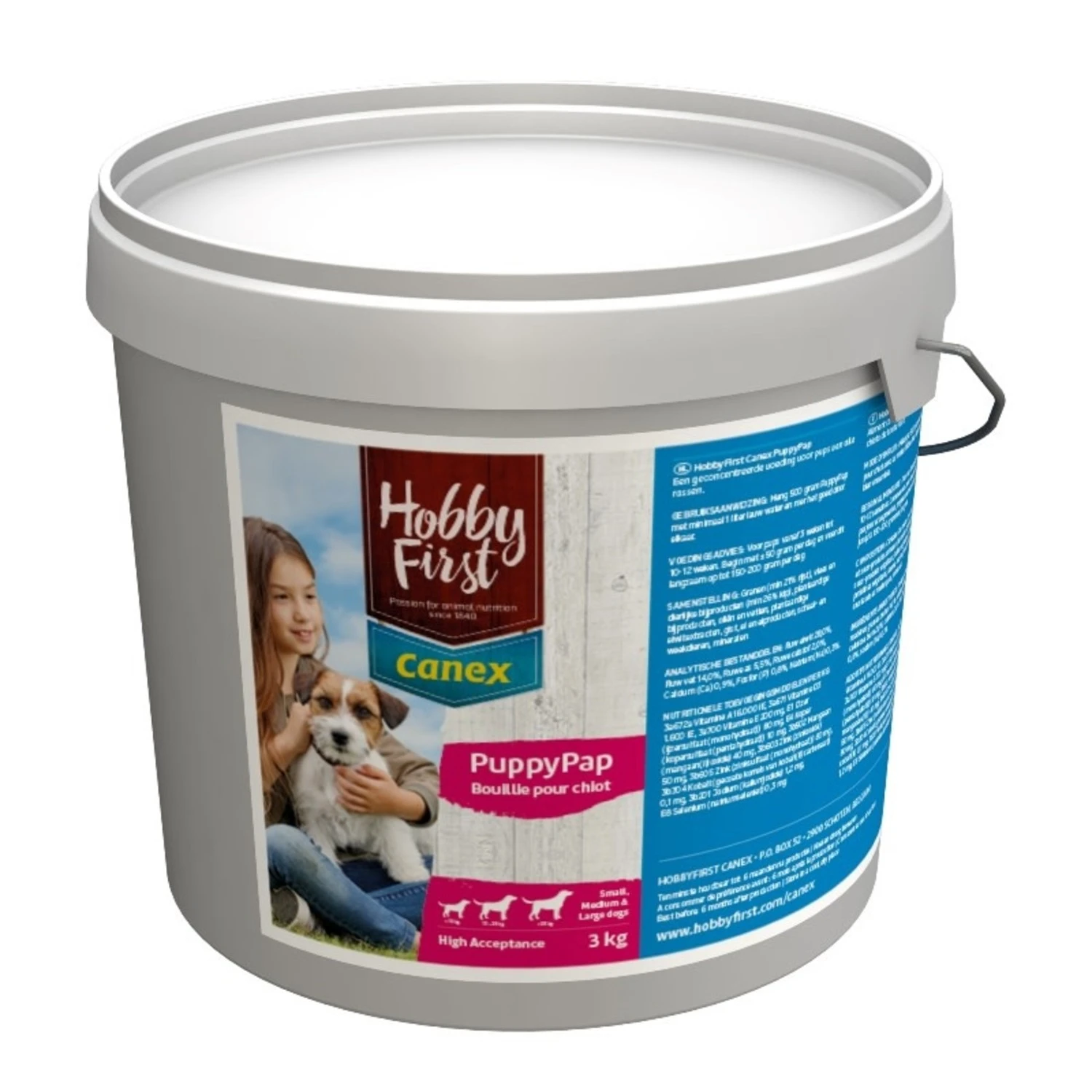 HobbyFirst HobbyFirst Canex PuppyPap - 3 kilo HobbyFirst HobbyFirst Canex PuppyPap - 3 Kilo -Hondenbenodigdheden Winkel hobbyfirst hobbyfirst canex puppypap 3 kilo