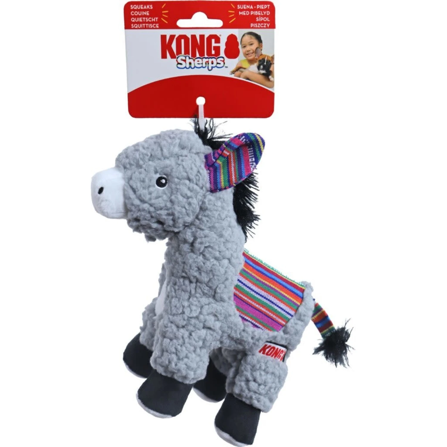 Kong Kong Sherps Donkey M - 33x25x9 cm Kong Kong Sherps Donkey M - 33x25x9 Cm -Hondenbenodigdheden Winkel kong kong sherps donkey m 33x25x9 cm