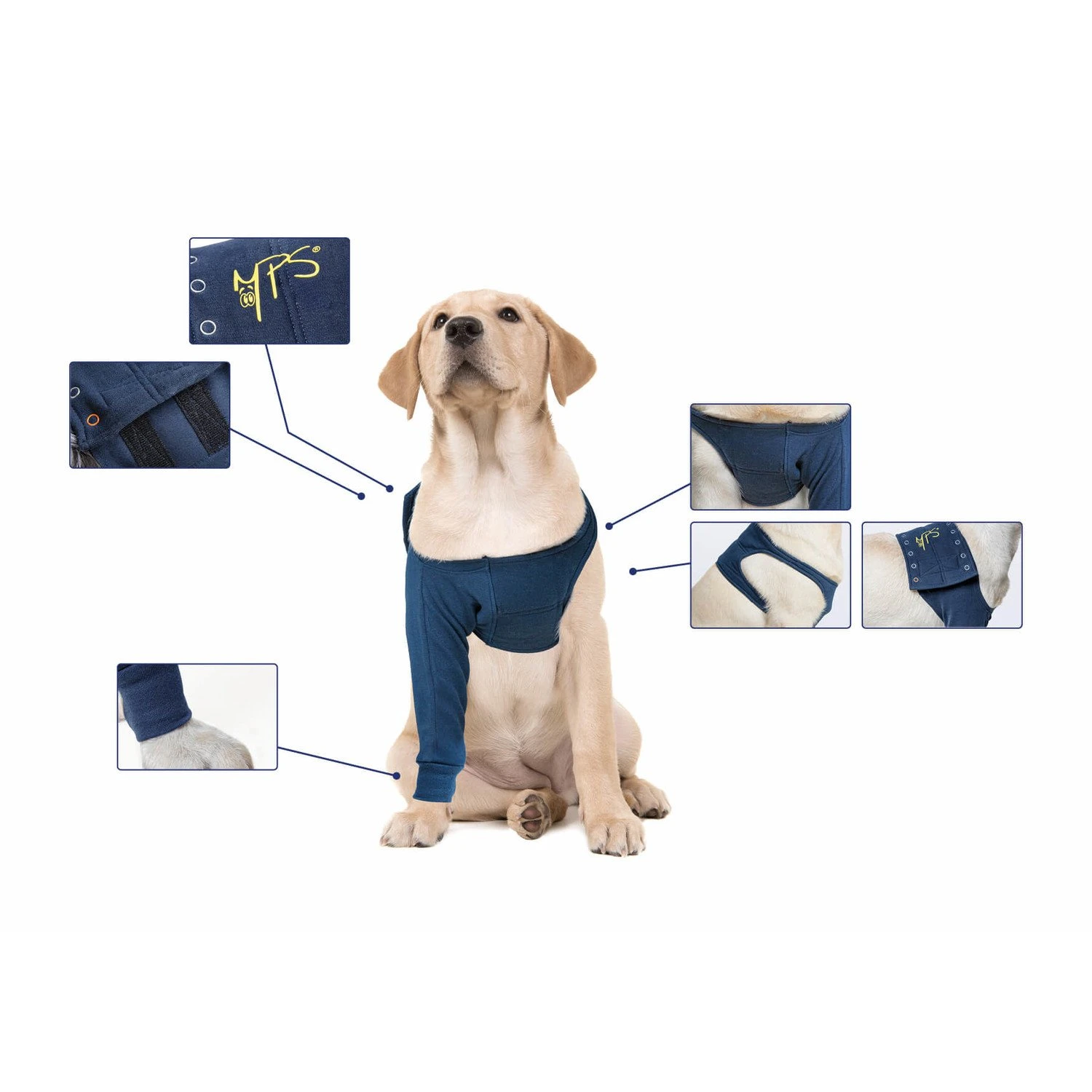 MPS Medical Pet Shirt TAZ Front Leg - 1 stuk MPS Medical Pet Shirt TAZ Front Leg - 1 Stuk -Hondenbenodigdheden Winkel mps medical pet shirt taz front leg 1 stuk 11