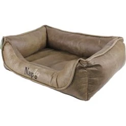 Napzzz Napzzz Divan Leatherlook Duo - Donkerbruin-Bruin -Hondenbenodigdheden Winkel napzzz napzzz divan leatherlook duo donkerbruin br 2