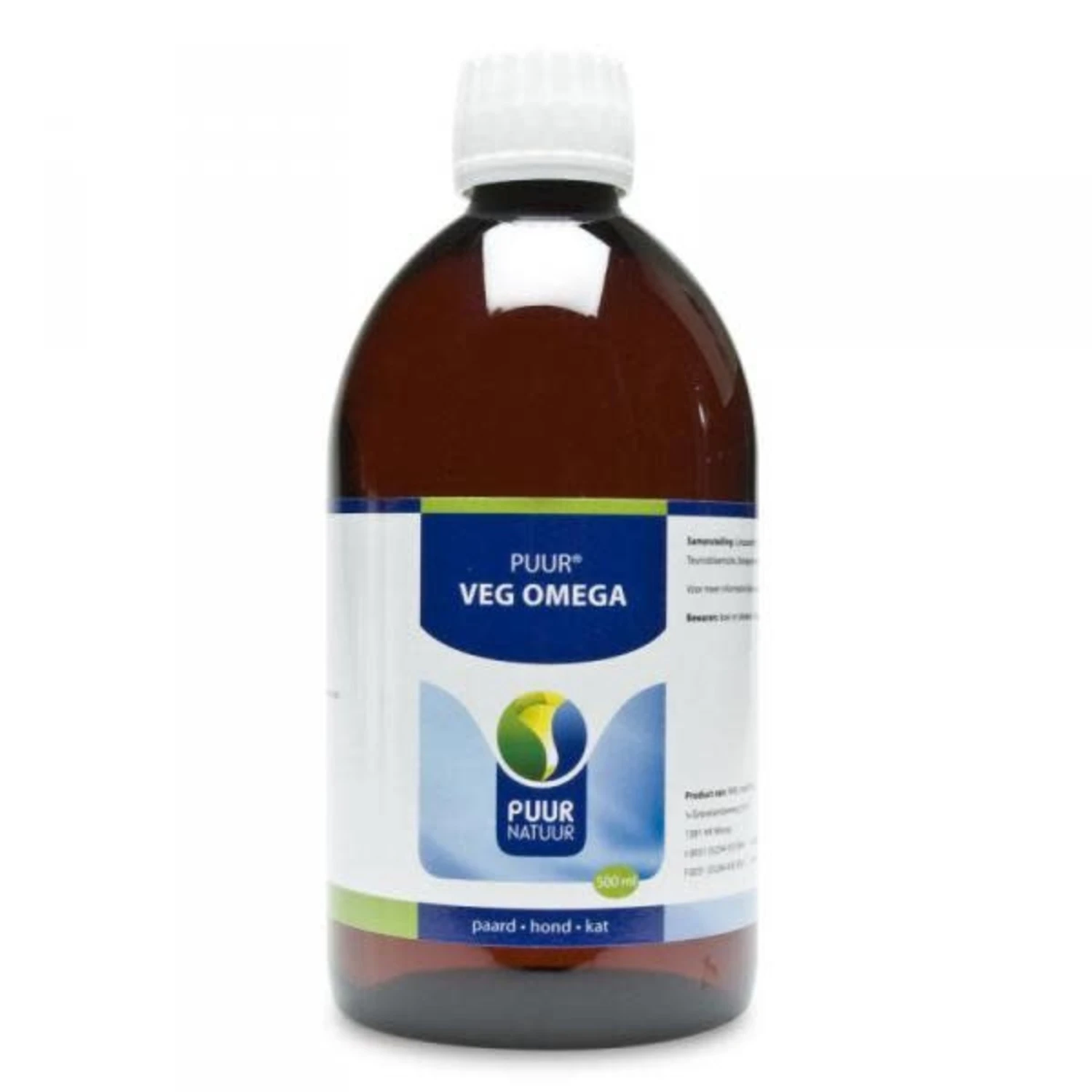 PUUR Puur Veg Omega - 500 ml PUUR Puur Veg Omega - 500 Ml -Hondenbenodigdheden Winkel puur puur veg omega 500 ml