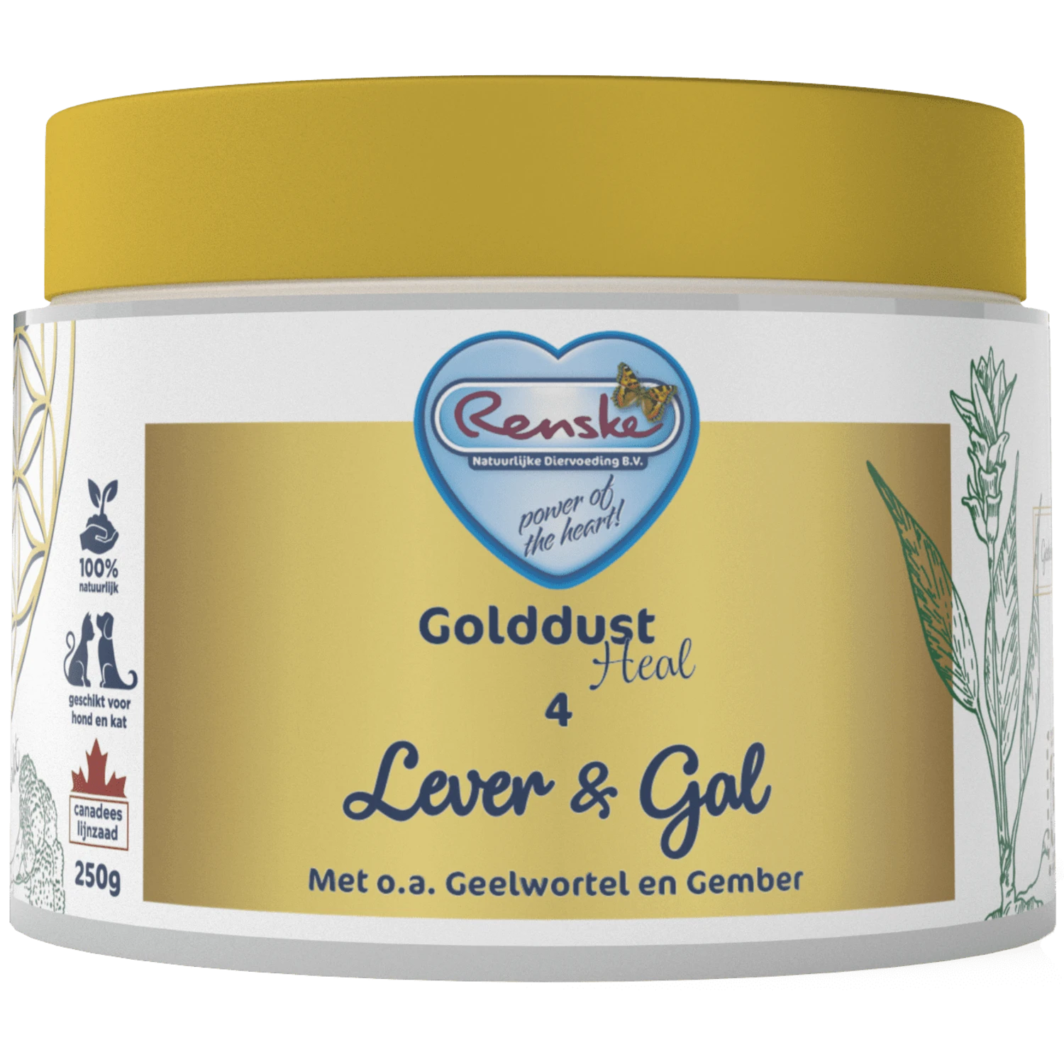 Renske Renske Golddust Heal 4 - Lever en Gal Renske Renske Golddust Heal 4 - Lever En Gal -Hondenbenodigdheden Winkel renske renske golddust heal 4 lever en gal