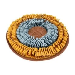 Snuffelmat Rond - 48 Cm - Cookie Blue Orange -Hondenbenodigdheden Winkel snuffelmat rond 48 cm cookie blue orange 3