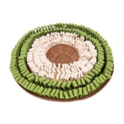 Snuffelmat Rond - 48 Cm - Cookie White Green -Hondenbenodigdheden Winkel snuffelmat rond 48 cm cookie white green 4