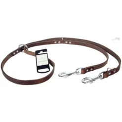 Tijssen Hondenriem Multi Vetleer Bruin