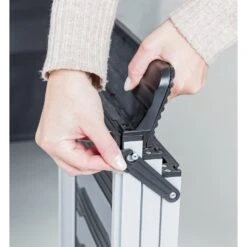 Trixie Trixie Hondenloopplank Telescopisch - 40x78-175 Cm - 6.8 Kilo - Zwart-grijs -Hondenbenodigdheden Winkel trixie trixie hondenloopplank telescopisch 40x78 1 3